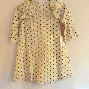 EGG New York floral dress NWT with yoke neckline size 12